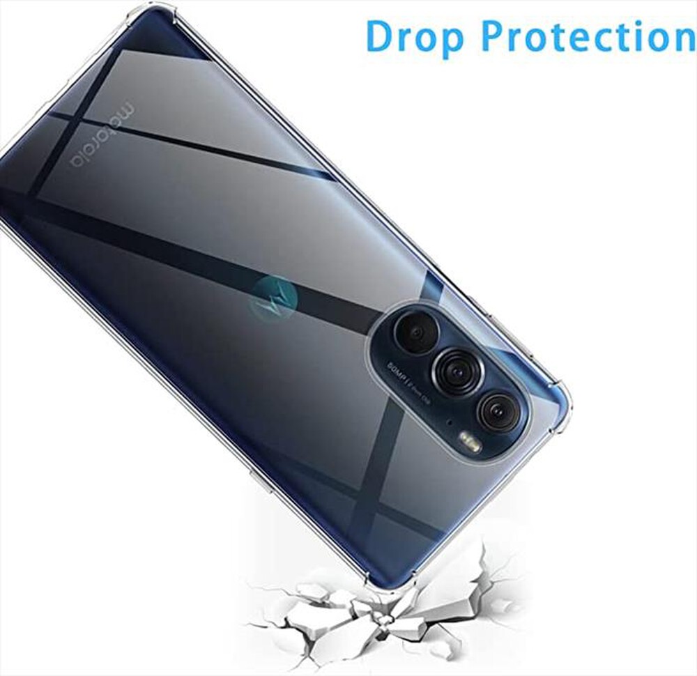 "SBS - Cover SENS per Motorola Moto Edge 30 Ultra-Nero"