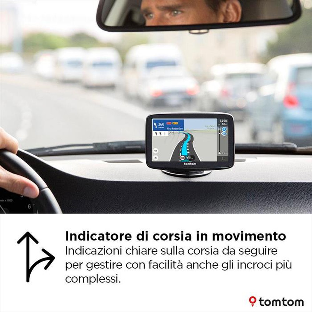 "TOM TOM - GO CLASSIC 6\" DI 2A GENERAZIONE-Nero"