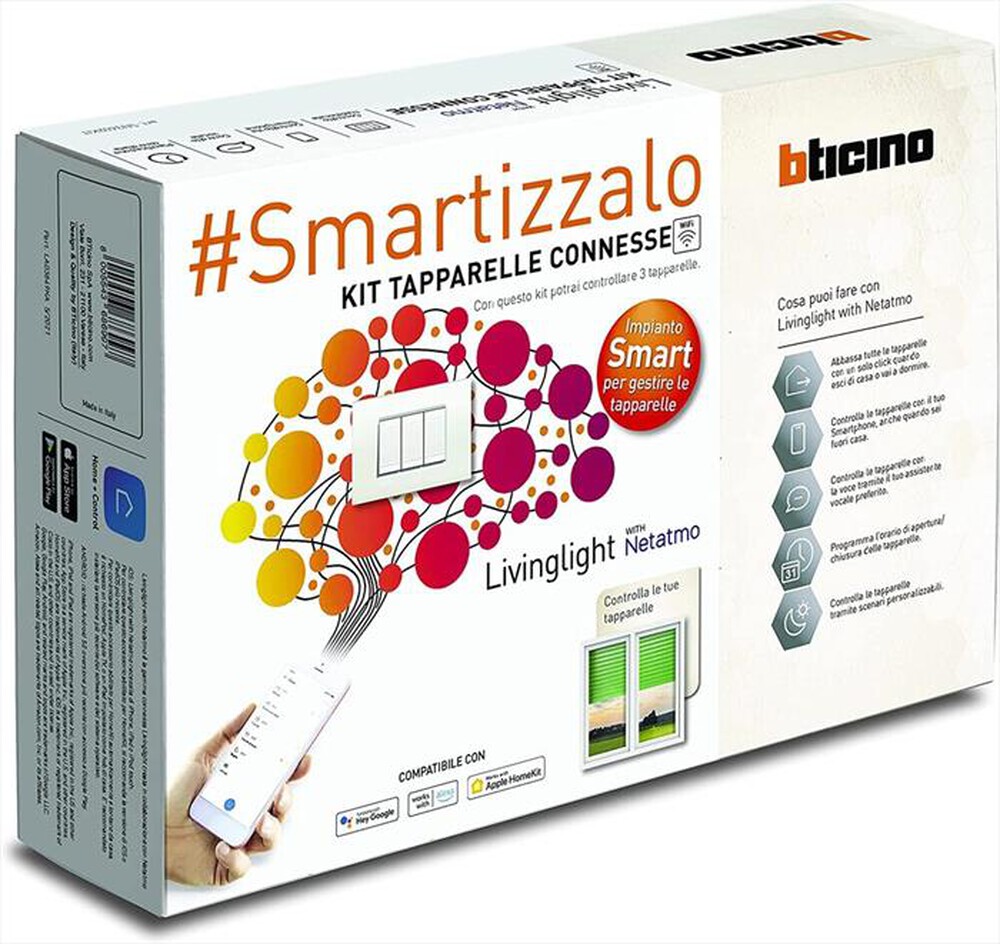 "BTICINO - KIT TAPPARELLE SMART LL-Bianco"