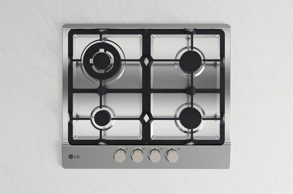 "LG - Piano cottura a gas CBGZ2414S 59,4 cm-Inox"