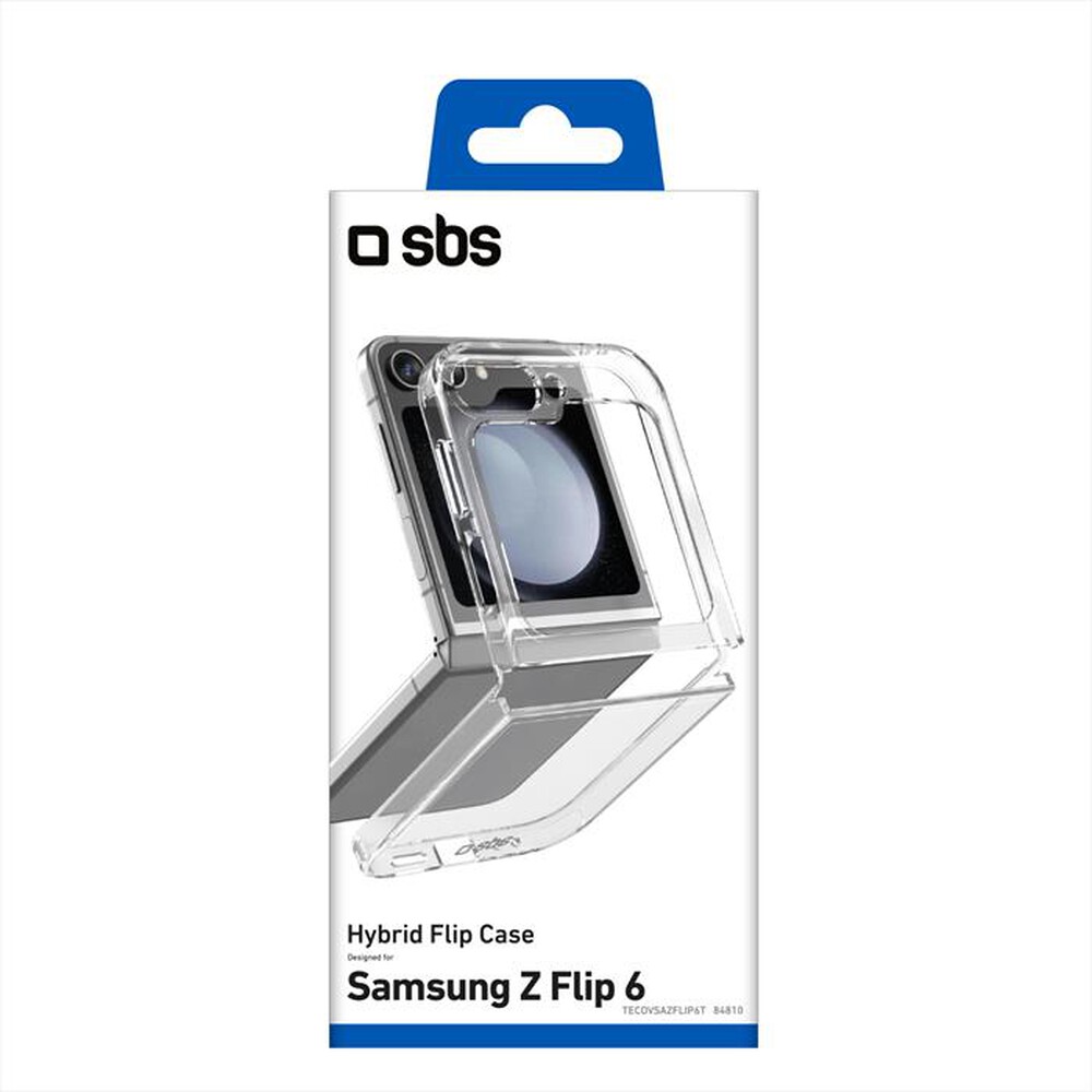 "SBS - Cover TECOVSAZFLIP6T per Samsung Z Flip 6-Trasparente"