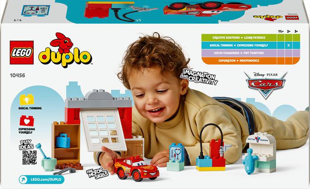 "LEGO - LA VISITA DI MCQUEEN ALLOFFICINA DI DOC-,"