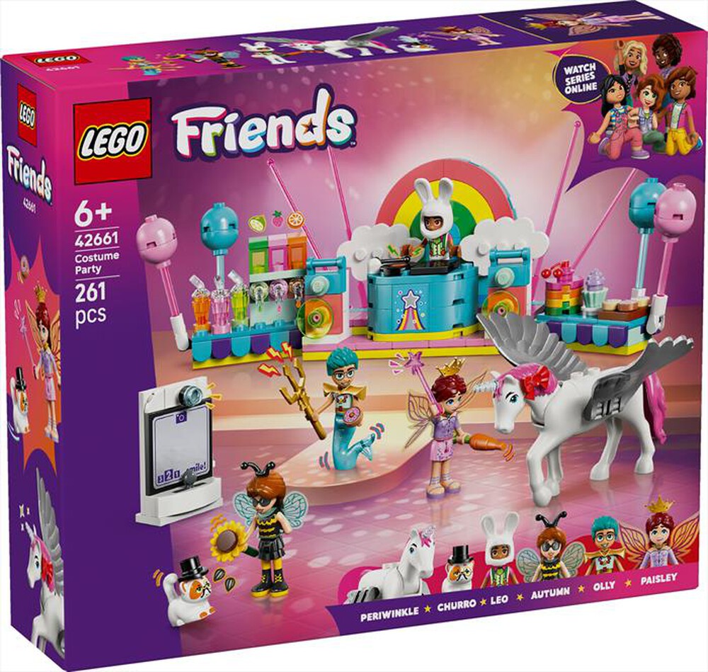 "LEGO - PARTY IN COSTUME CON UNICORNO E FATINA-,"