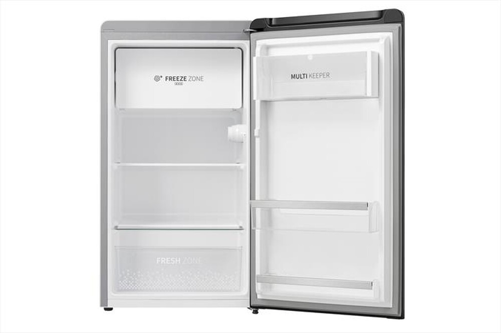 "HISENSE - Frigorifero 1 porta RR106D4CDF Classe F 82 lt-Silver"
