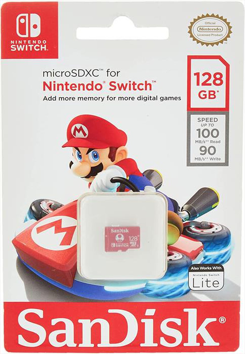 Immagine del prodotto SANDISK - Supporto Micro SDXC NINTENDO 128GB