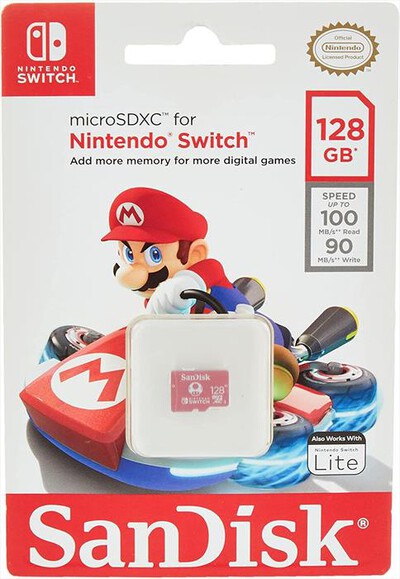 SANDISK - Supporto Micro SDXC NINTENDO 128GB