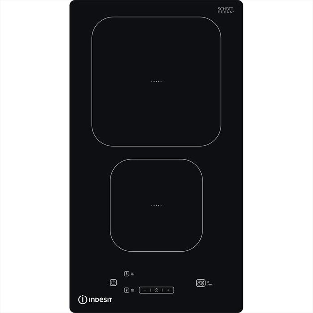 "INDESIT - Piano cottura elettrico IS19Q30NE 28,4 cm-Nero"