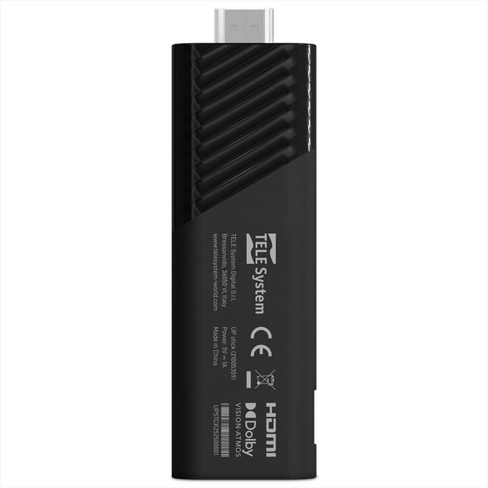 Immagine del prodotto TELESYSTEM - UP STICK RICEV.DIGITALE IP HDMI 4K GOOGLE TV-BLACK