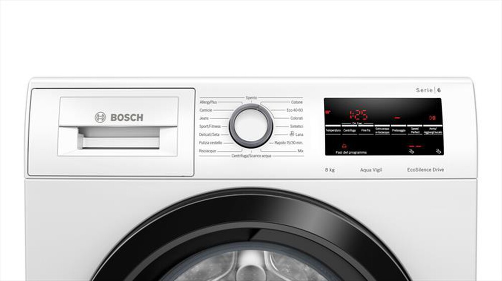 "BOSCH - Lavatrice WAU24T28IT 8 Kg Classe C-BIANCA"