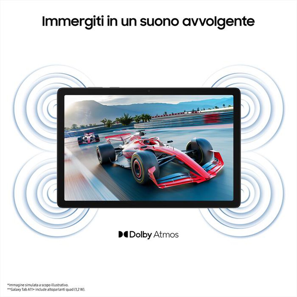 Immagine del prodotto SAMSUNG - Tablet GALAXY TAB A11+ WIFI 128 GB-Gray