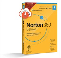 NORTON - Norton 360 Deluxe 2021 Antivirus 3 Dispositivi, 