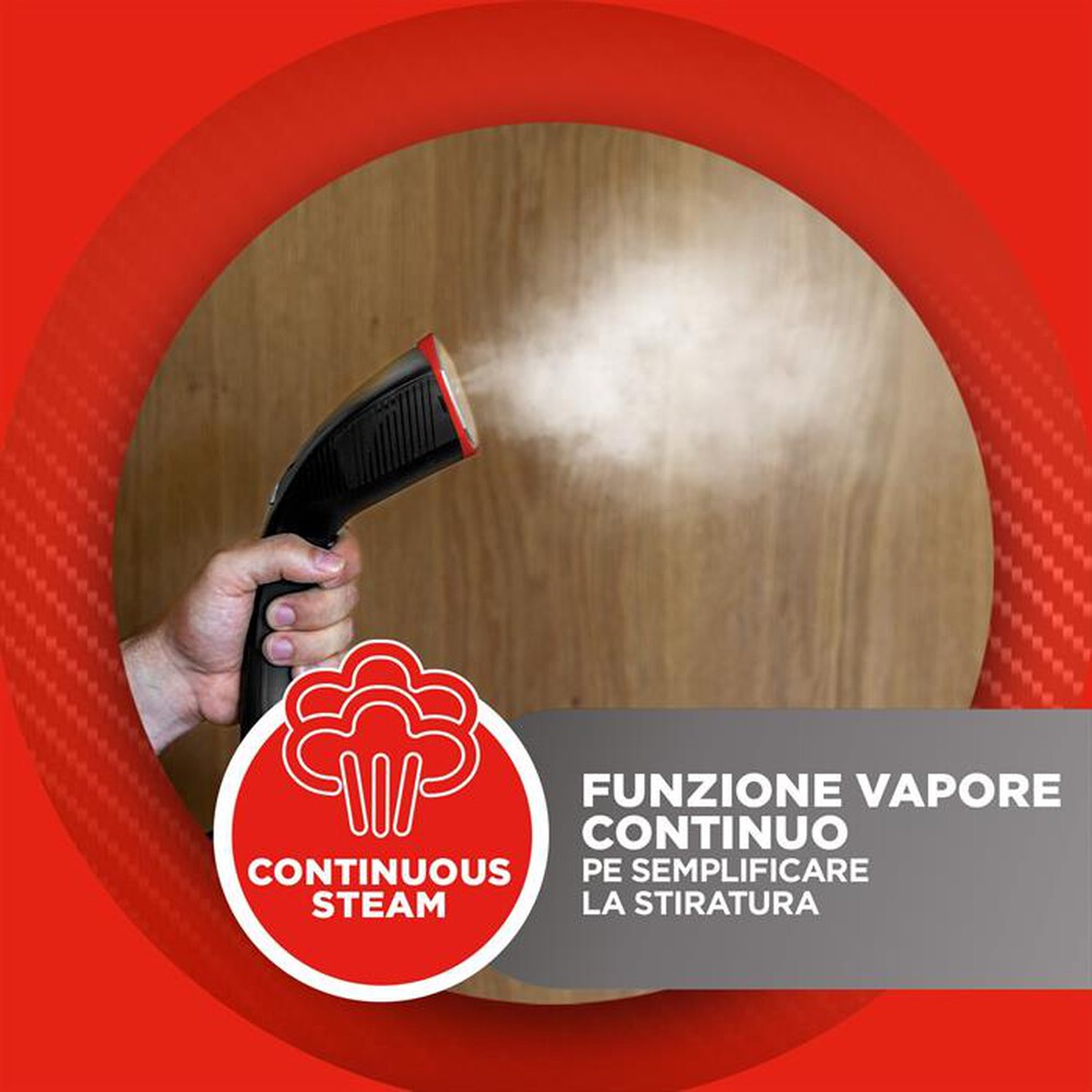 Immagine del prodotto POLTI - VAPORELLA VERTICAL STYLER GSM100BL-Nero/Rosso