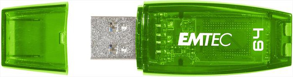 "EMTEC - COLOR MIX C410 64GB USB2.0-Verde"