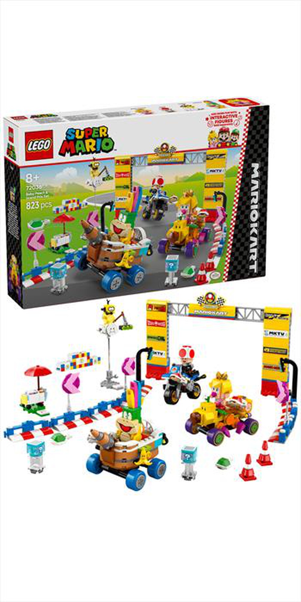 Immagine del prodotto LEGO - SUPER MARIO MarioKart Baby Peach Gran Premio 72036