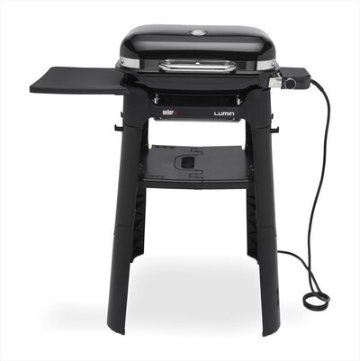 WEBER - LUMIN COMPACT CON STAND BARBECUE ELETTRICO-nero