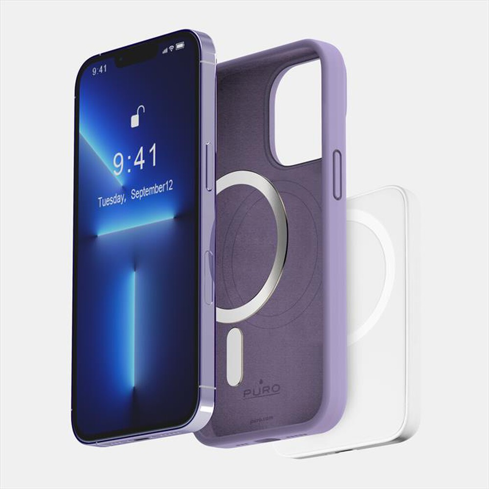 Immagine del prodotto PURO - Cover ICON MAG PUIPC14P61ICONMLVD per iPhone 14Pro-Tech Lavender