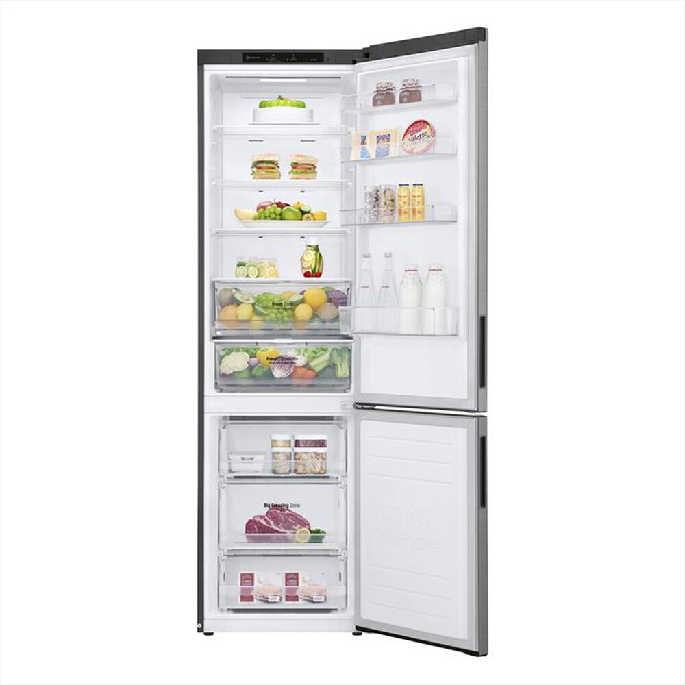"LG - Frigorifero combinato GBP62PZNAC Classe A 384L-Stainless steel"
