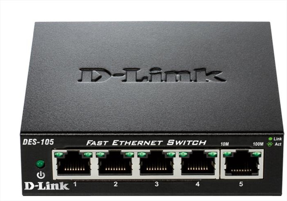Immagine del prodotto D-LINK - 5-Port Fast Ethernet Unmanaged Desktop Switch