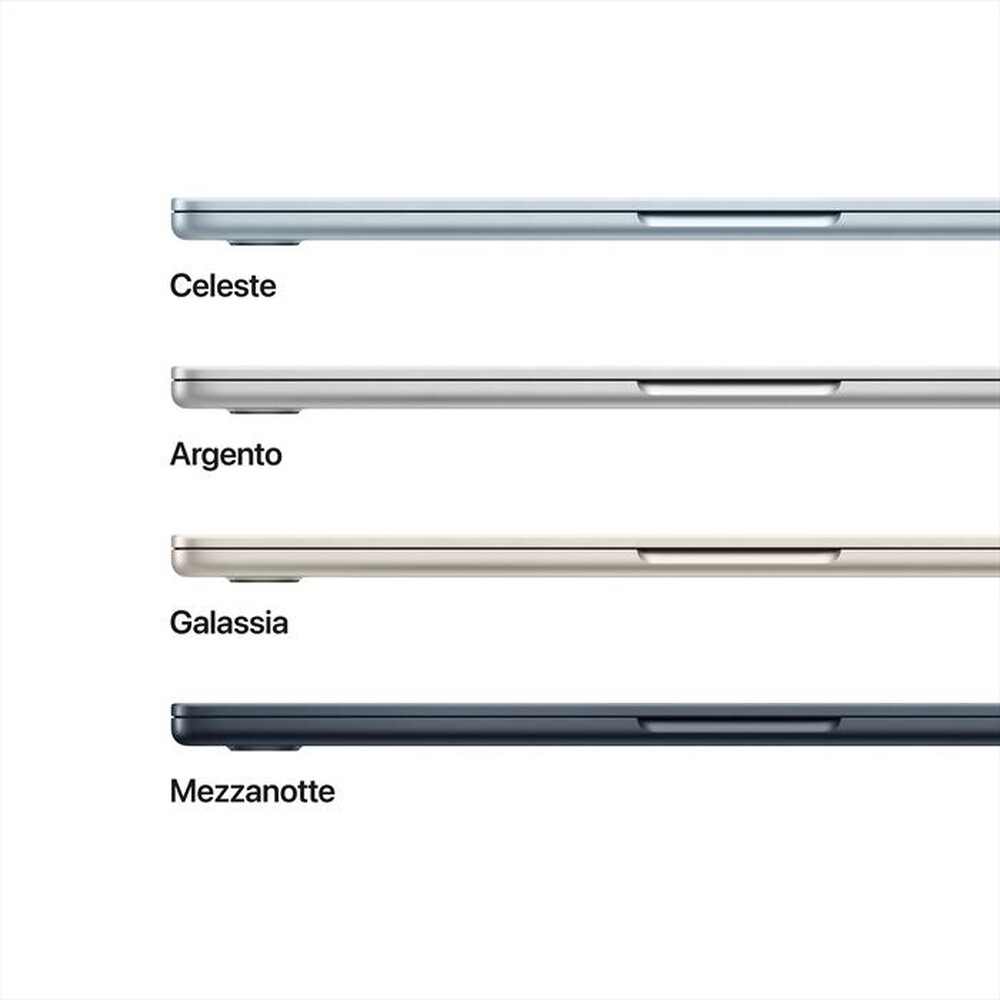 "APPLE - MacBook Air 13'' M4 10 CPU 8 GPU 16GB 256GB SSD-Mezzanotte"