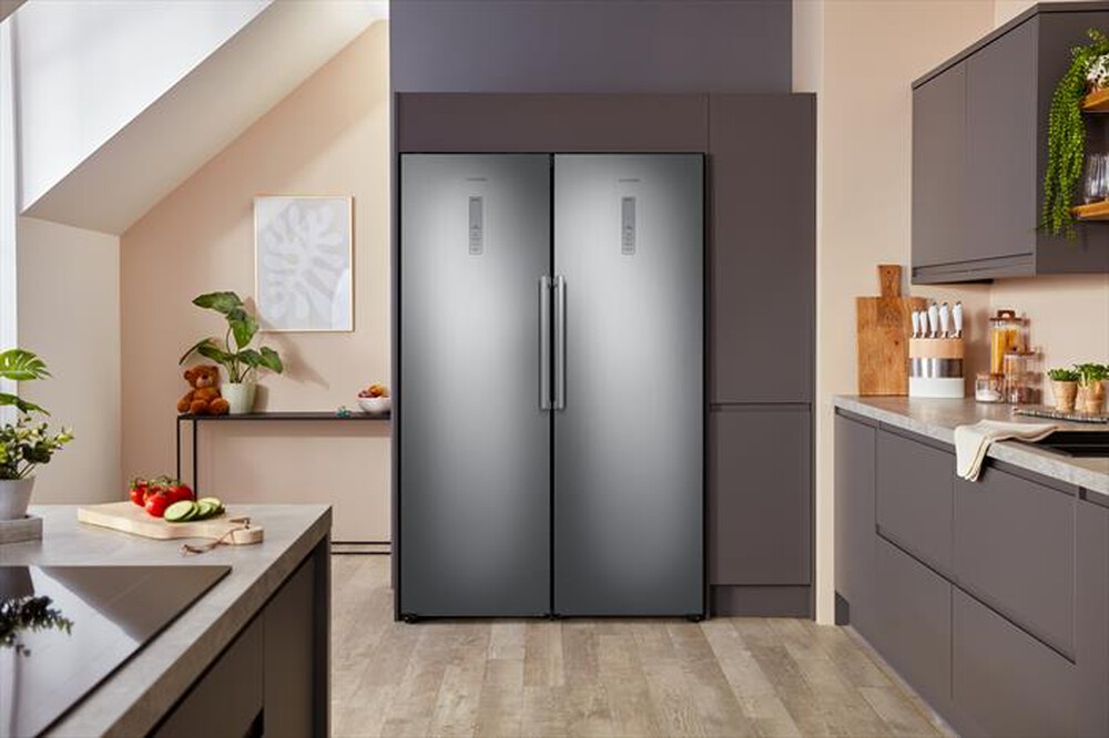 "SAMSUNG - Frigorifero 1 porta RR39M7145S9/ES Classe E 394lt-PLATINUM INOX"