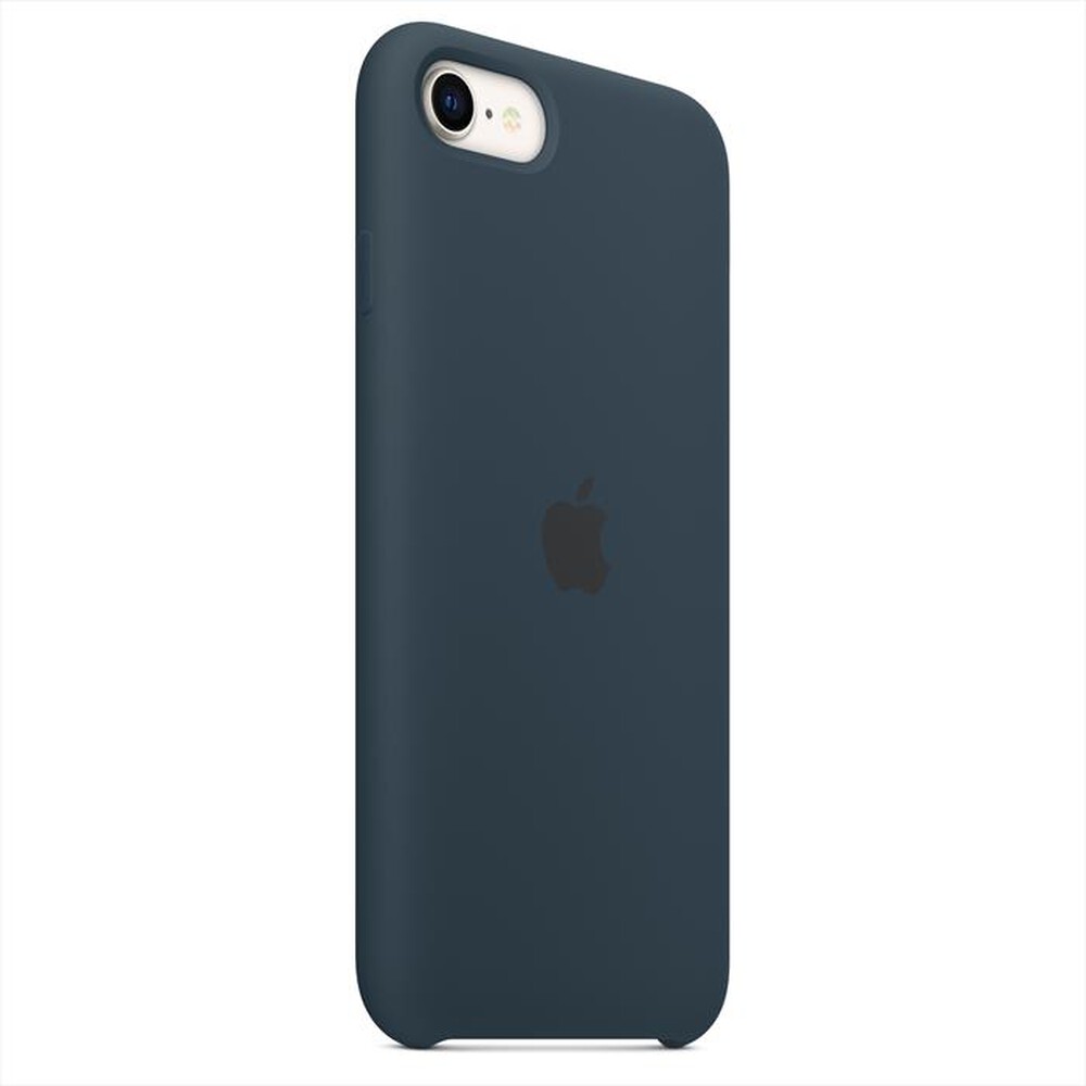 "APPLE - CUSTODIA SILICONE PER IPHONE SE-Blu abisso"