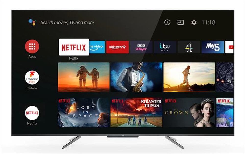 "TCL - 55C715-Alluminio nero spazzolato"
