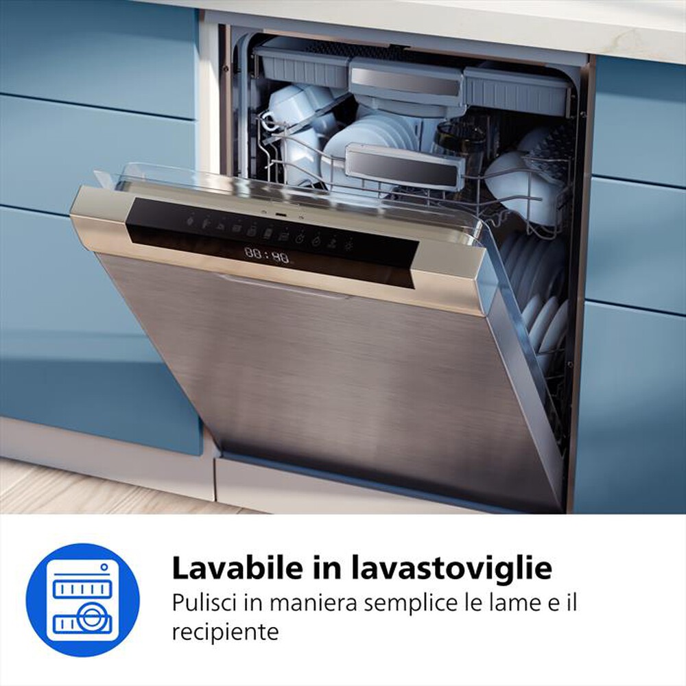 Immagine del prodotto PHILIPS - Tritatutto SERIE 3000 HR1501/00-Nero