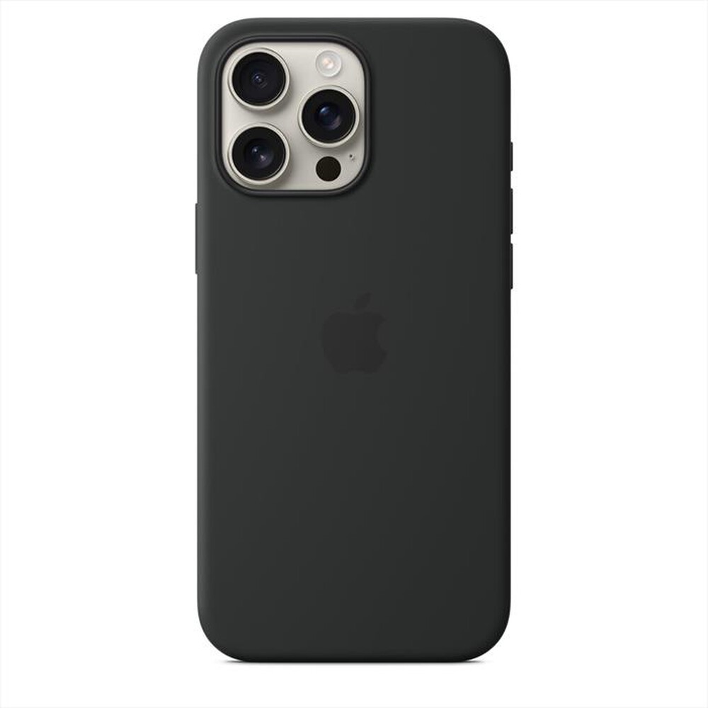 "APPLE - Custodia MagSafe in silicone per iPhone 16 Pro Max-Nero"