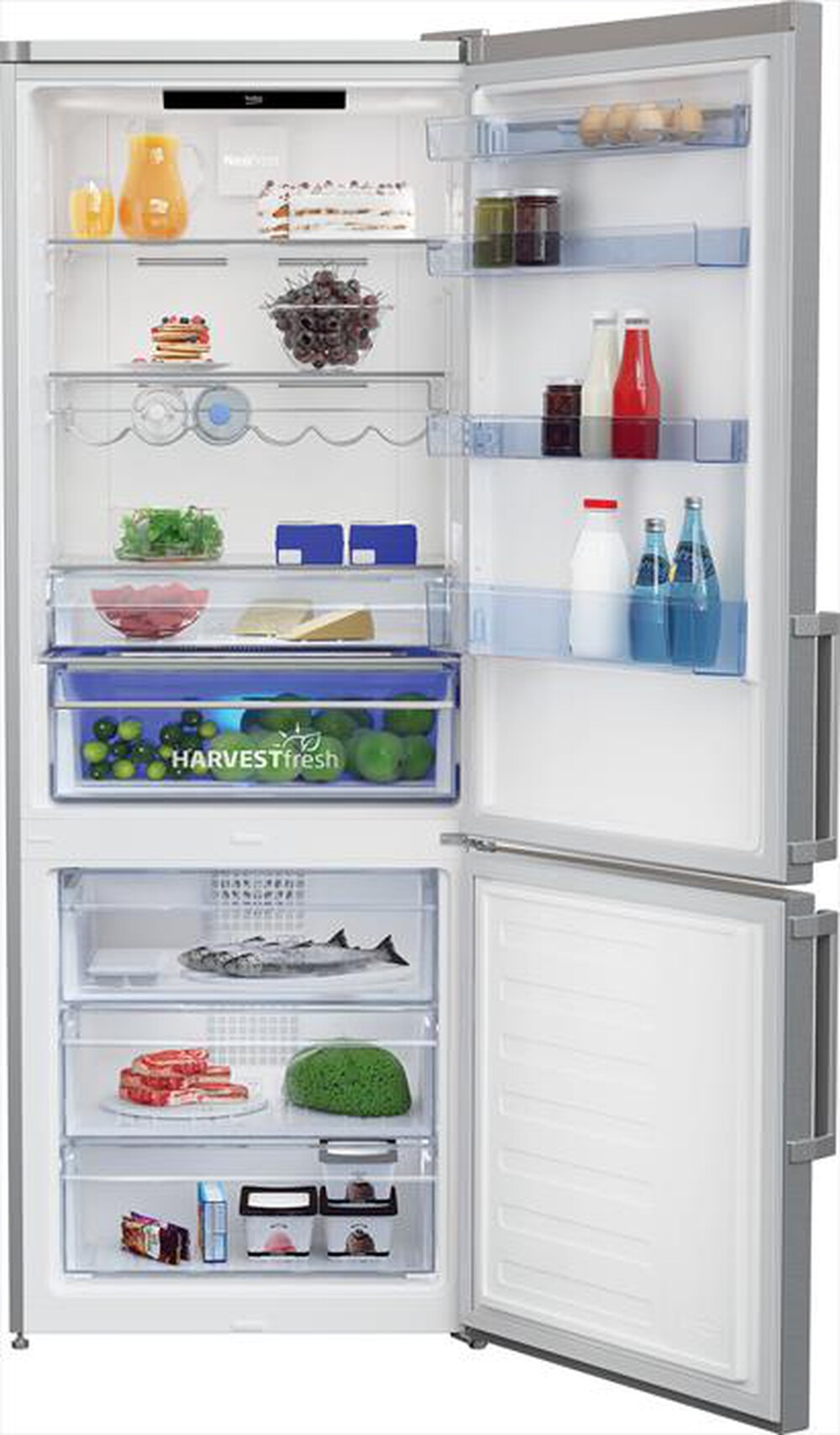 Immagine del prodotto BEKO - Frigorifero combinato RCNE560E41ZXN Classe E 560lt-Inox