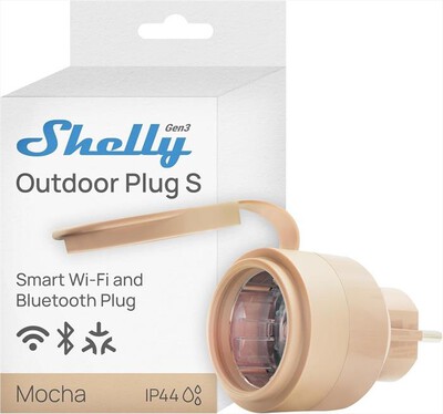 SHELLY - OUTDOOR PLUG S GEN3-Beige