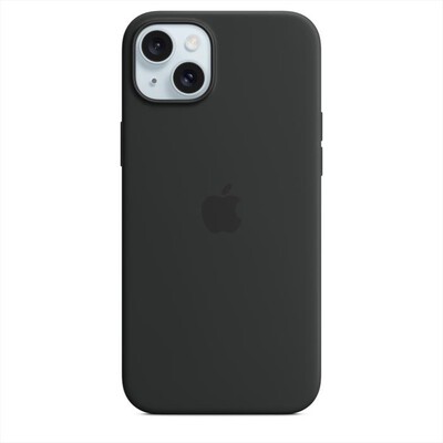 APPLE - iPhone 15 Plus Silicone Case with MagSafe-Nero