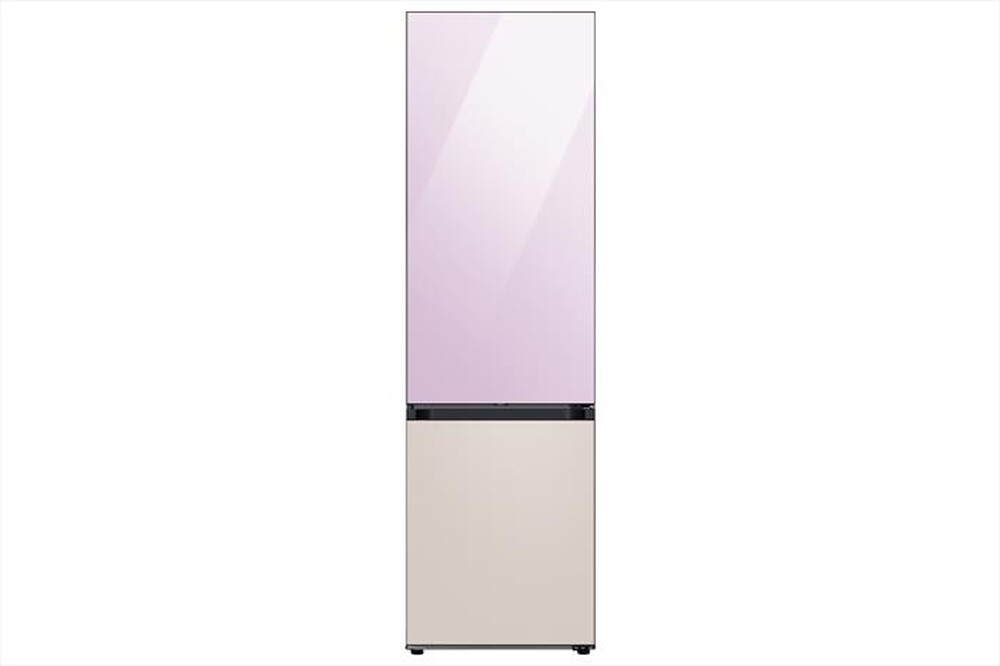 "SAMSUNG - Frigorifero combinato F-RB38D153839 BESPOKE-Glam Lavender-Satin beige"