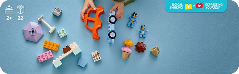Immagine del prodotto LEGO - DUPLO BLUEY Visita alla gelateria di BLUEY 10458