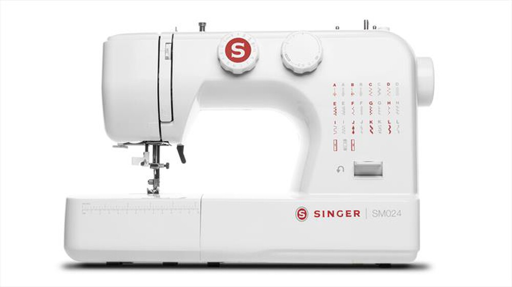 SINGER - Macchina da cucire SM024RD-bianco