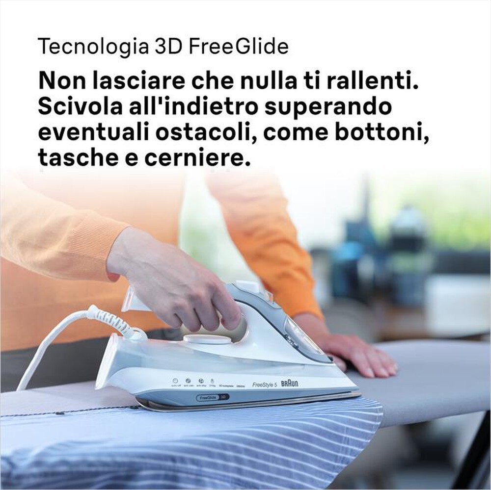 Immagine del prodotto BRAUN - FERRO A VAPORE FREESTYLE 5 SI5078GY-Grigio