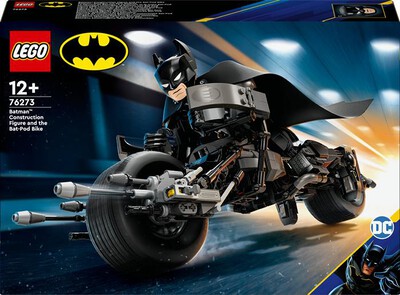 LEGO - SUPER HEROES Personaggio Batman con Bat-Pod 76273
