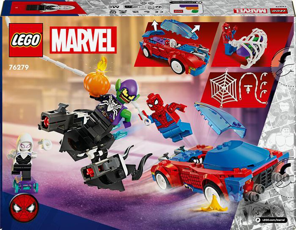 Immagine del prodotto LEGO - SUPER HEROES Auto Spider-Man e Venom Goblin 76279
