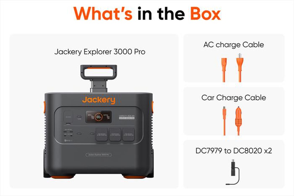 "JACKERY - Generatore EXPLORER 3000 PRO EU"