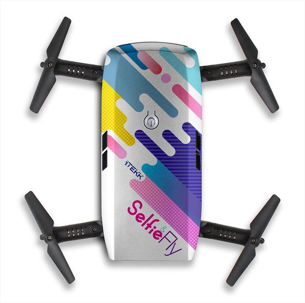 "TEKK - ITEKK - Selfie & Fly-Bianco/Colorato"