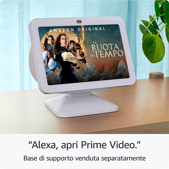 AMAZON - ECHO SHOW 8 (3ª GEN - 2023)-Bianco ghiaccio | Euronics