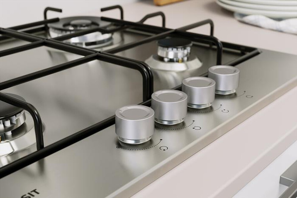 Immagine del prodotto INDESIT - THP 642 W/IX/I 1 PIANO GAS INOX 60CM