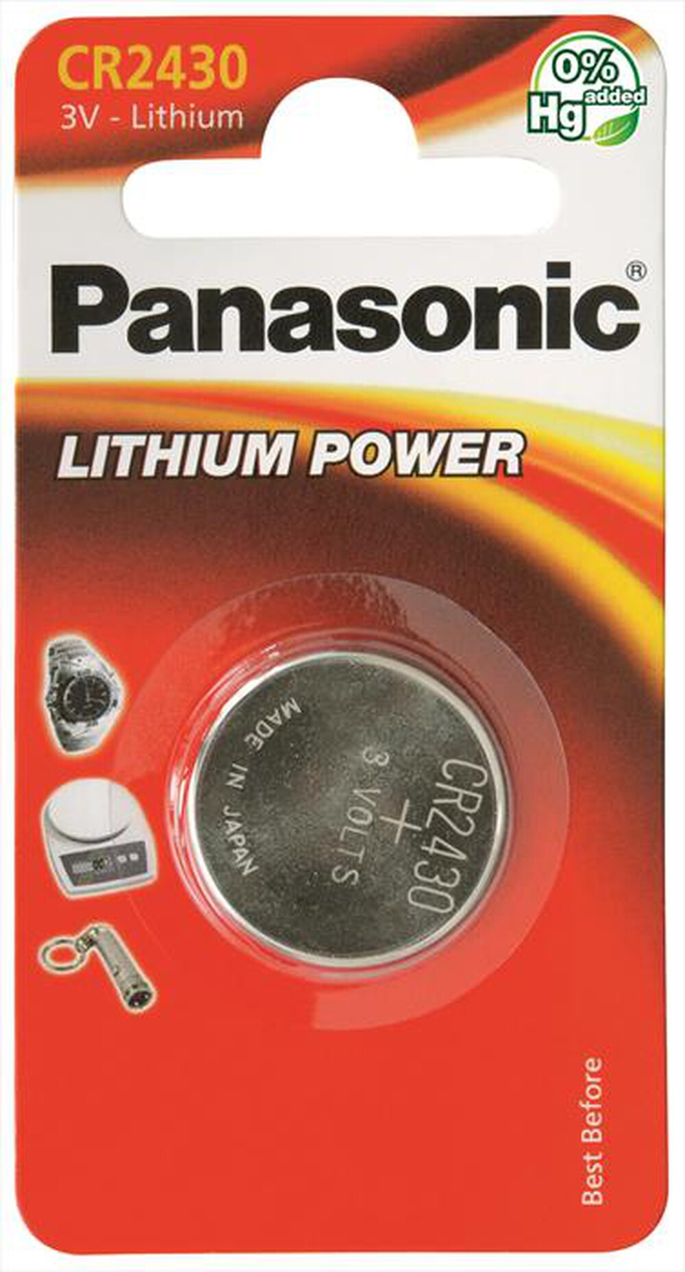 "PANASONIC - CR-2430L/1BP"