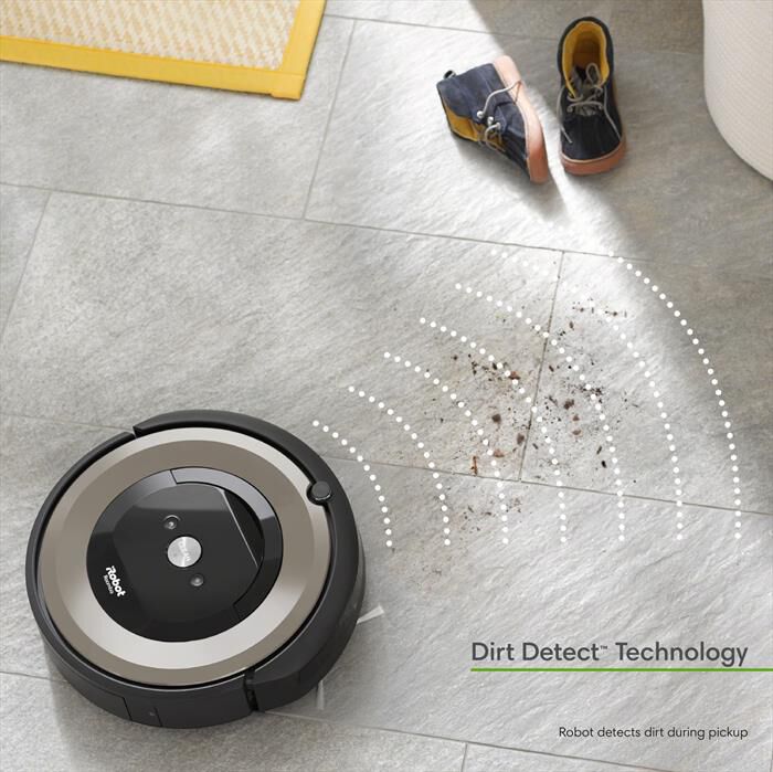 iROBOT - ASPIRAPOLVERE ROBOT ROOMBA E6(198)-sabbia | Euronics