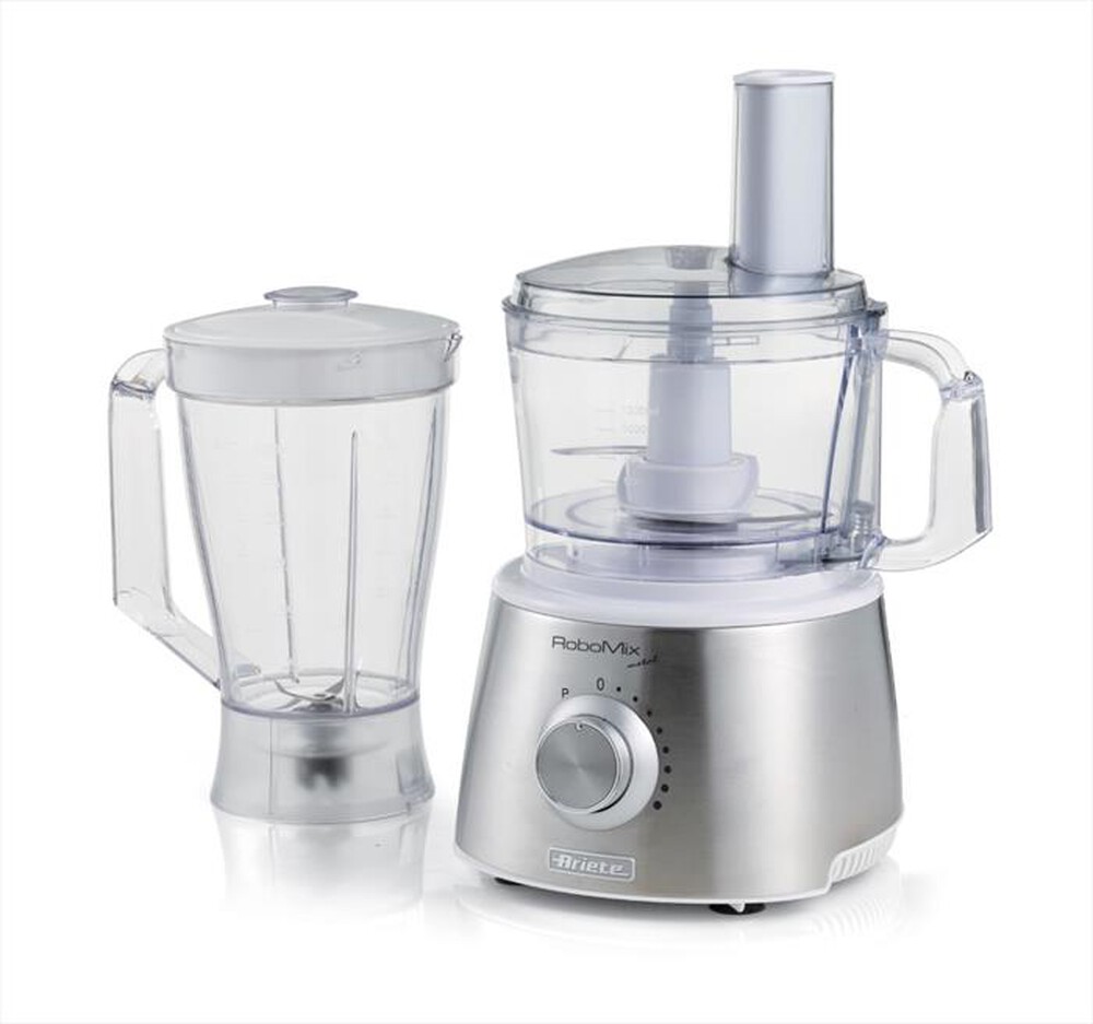 "ARIETE - 1779 Robomix Metal-Stainless steel, Bianco"