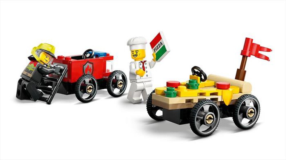 "LEGO - CITY Pack veicoli da corsa: pizzaiolo - 60458-Multicolore"