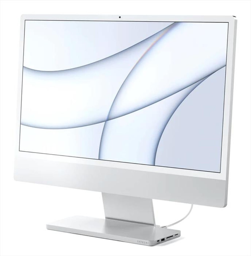 "SATECHI - USB-C SLIM DOCK - HUB PER IMAC 24\"-argento"