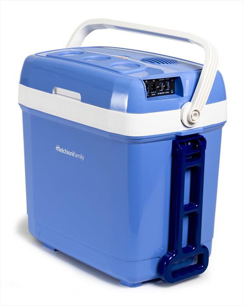 "MELCHIONI FAMILY - Frigo portatile elettrico trolley CONSERVO30-Blu"