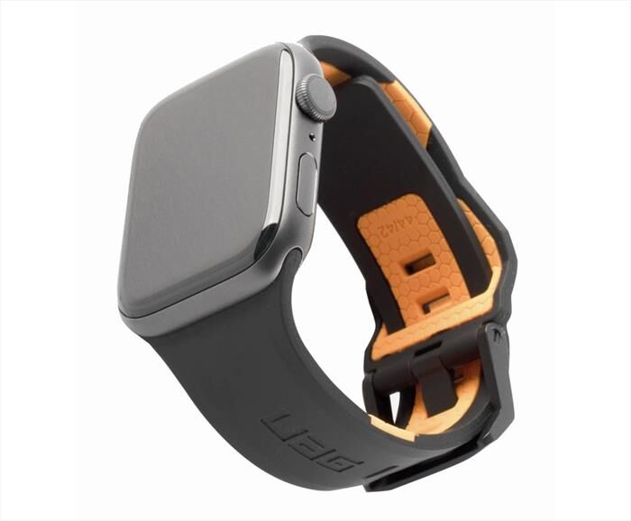 UAG CINTURINO CIVILIAN STRAP PER APPLE WATCH 44 MM NERO ARANCIONE