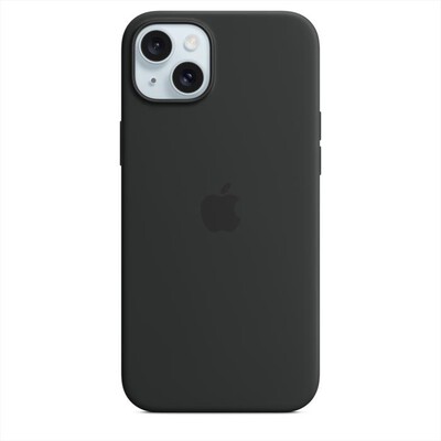 APPLE - iPhone 15 Plus Silicone Case with MagSafe - Black-Nero