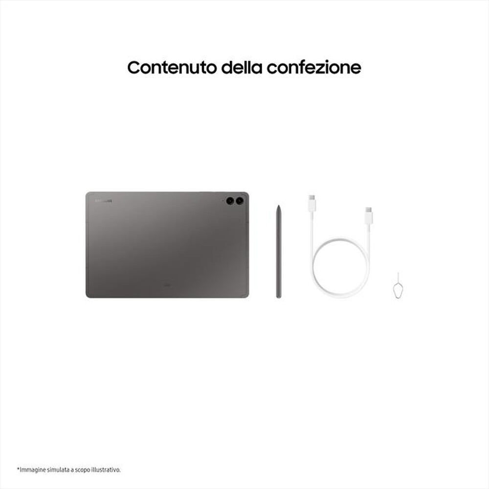 "SAMSUNG - Galaxy Tab S9 FE+ 8+128GB 5G-Gray"